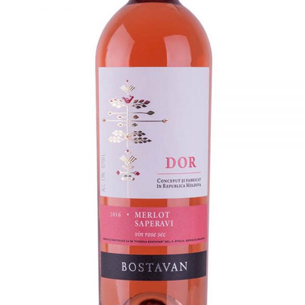 Bostavan DOR Rosé – Merlot & Saperavi 2016 - 1